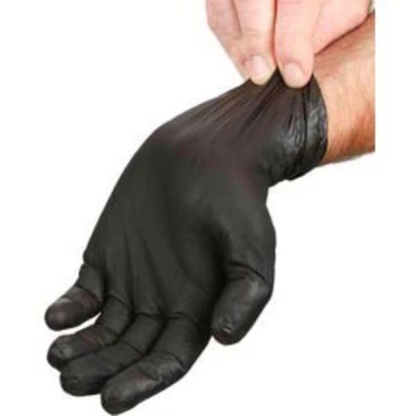 Industrial Grade Nitrile Gloves, Powder-Free, Black, X-Large, 100/Box, GNPR-XL-1-K, Seidman Associates, Mfr#: GNPR-XL-1-K